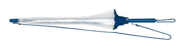 Achat parapluie publicitaire Transparent Bleu