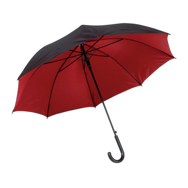 Paraplui publicitaire Noir Rouge