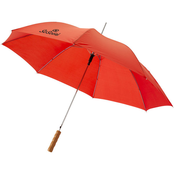 Parapluie Classique Qualite Avec Photo Rouge