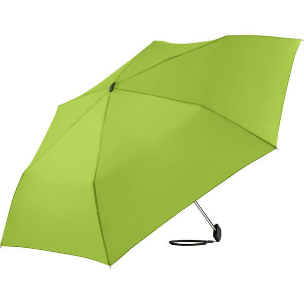Parapluie de poche publicitaire manche pliant Lime