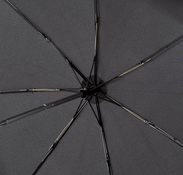 Parapluie de poche publicitaire manche pliant Gris foncé