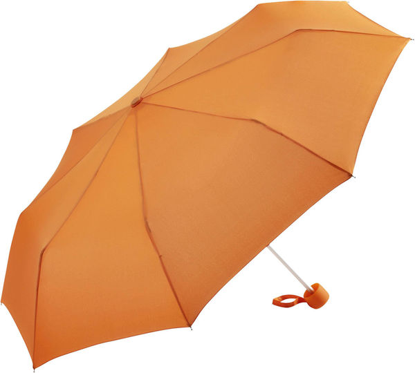Parapluie de poche publicitaire manche pliant Orange