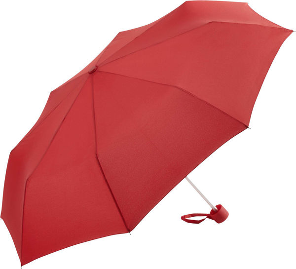 Parapluie de poche publicitaire manche pliant Rouge