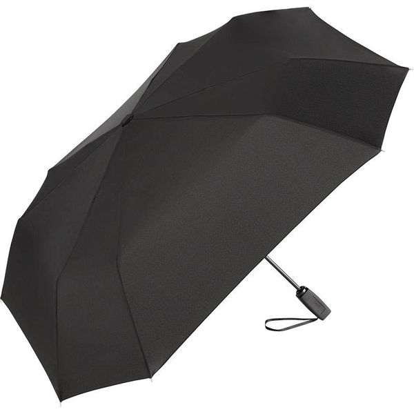 Parapluie de poche publicitaire manche pliant Noir