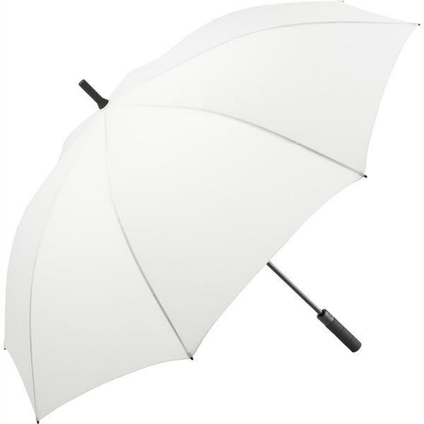 Parapluie golf publicitaire manche droit Blanc