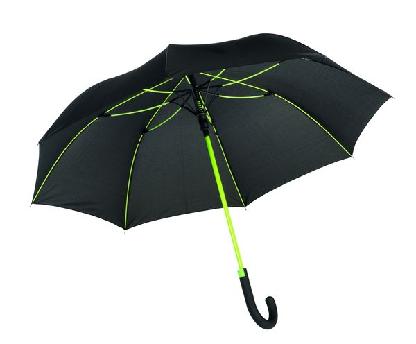 Parapluie publicitaire automatique|CANCAN Noir Vert clair