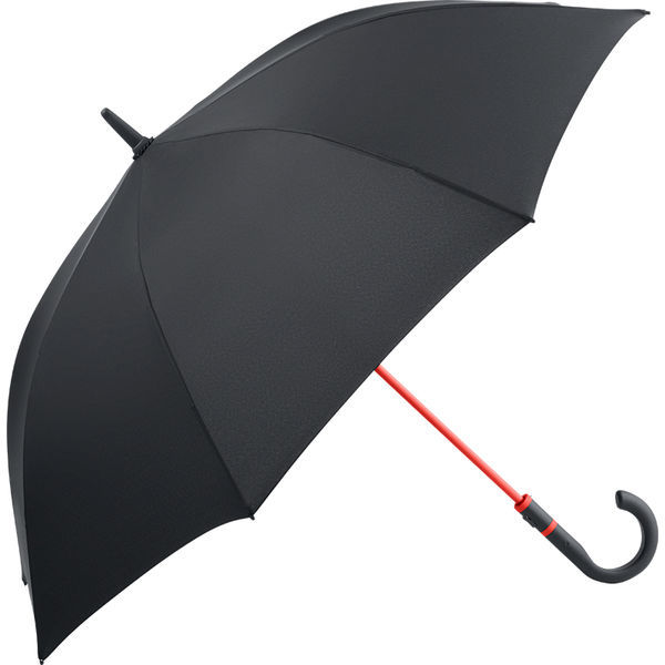 Parapluie citadin personnalisé | Stand Noir Rouge