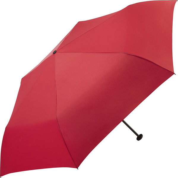 Parapluie publicitaire de poche|Ouverture manuelle Rouge