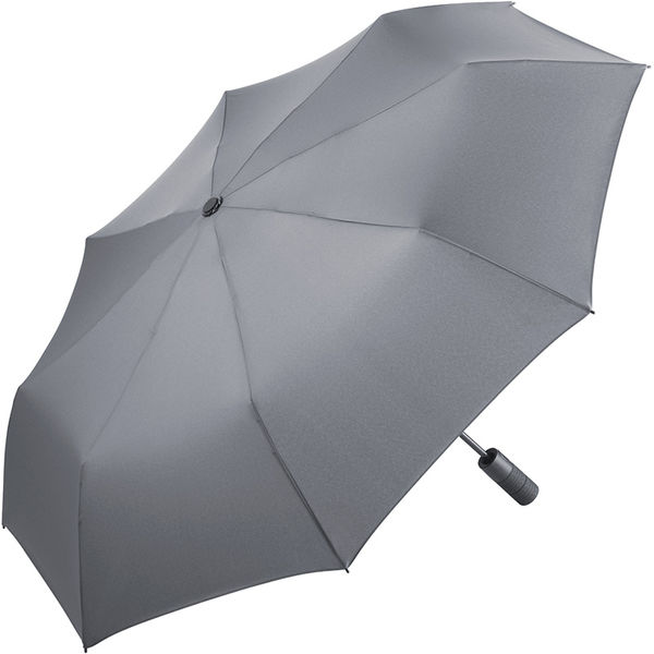 Parapluie publicitaire de poche poignée|Antidérapante Gris