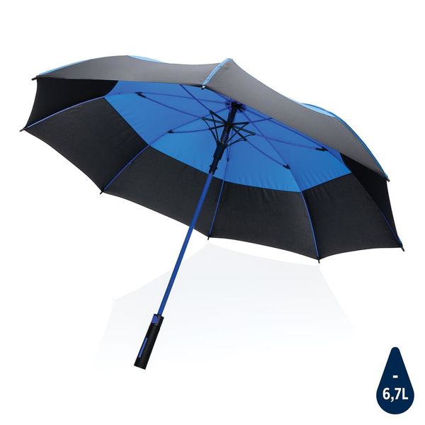 Parapluie|tempête impact Blue