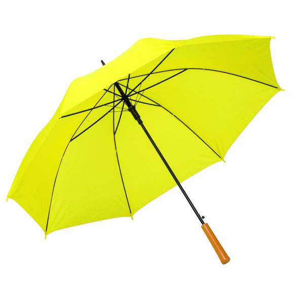 Parapluie publicitaire ville automatique|LIMBO Jaune