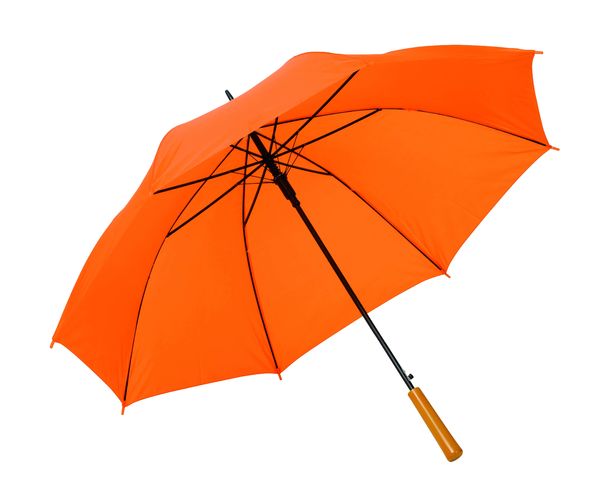 Parapluie publicitaire ville automatique|LIMBO Orange
