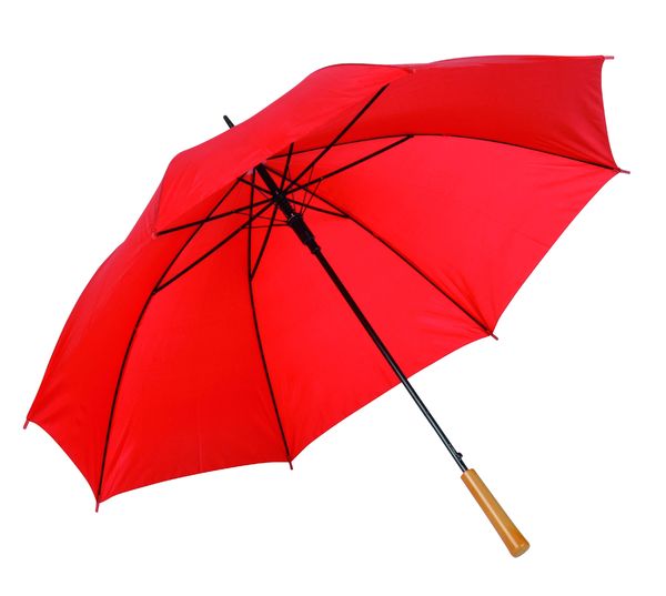 Parapluie publicitaire ville automatique|LIMBO Rouge
