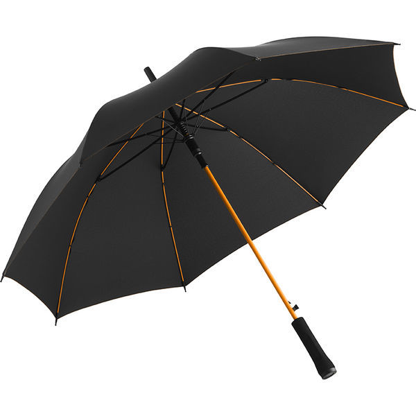 Parapluie citadin publicitaire | Color Noir Orange