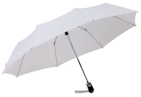 Parapluies publicitaires pliants Blanc