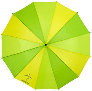 Parapluie 12 Panneaux Rouge Personnalisable Vert 3