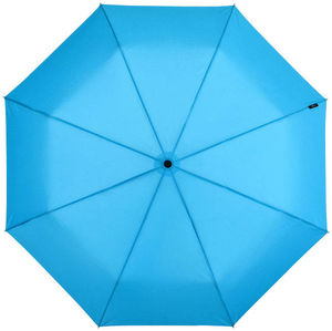 Parapluie Automatique Blanc Imprime Bleu 7