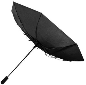 Parapluie Automatique Blanc Imprime Noir 6