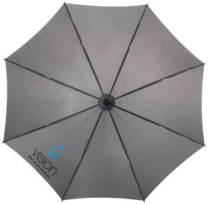 Parapluie Automatique Canne Personnalise Gris 3