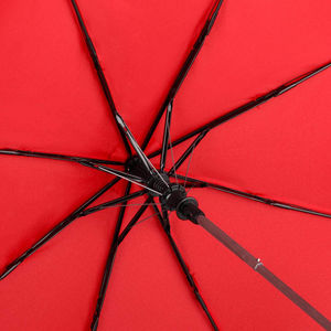 Parapluie de poche publicitaire manche pliant  Rouge 1