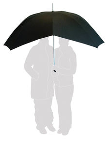 Parapluie publicitaire a deux Noir 2