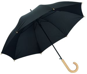 Parapluie publicitaire automatique|LIPSI Noir