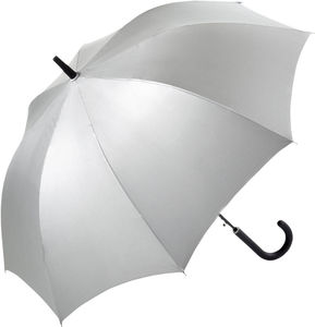Parapluie publicitaire brillant Argent Noir 3