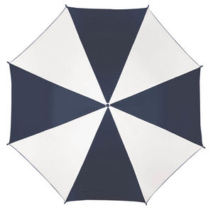 parapluie publicitaire métal Noir Blanc 2