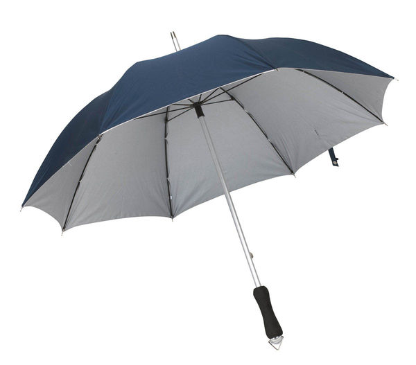 Parapluie bi color Bleu Argente