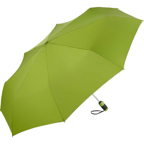 Parapluie de poche publicitaire manche droit  Vert