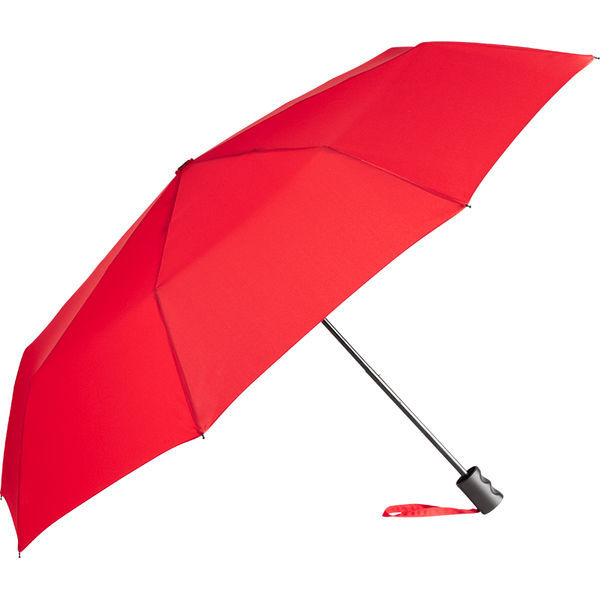 Parapluie de poche publicitaire manche pliant  Rouge