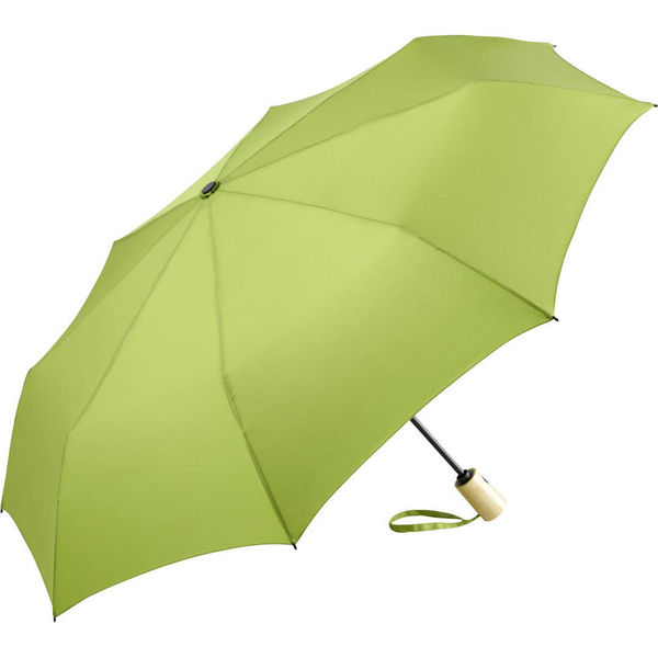 Parapluie de poche publicitaire manche pliant  Lime 6