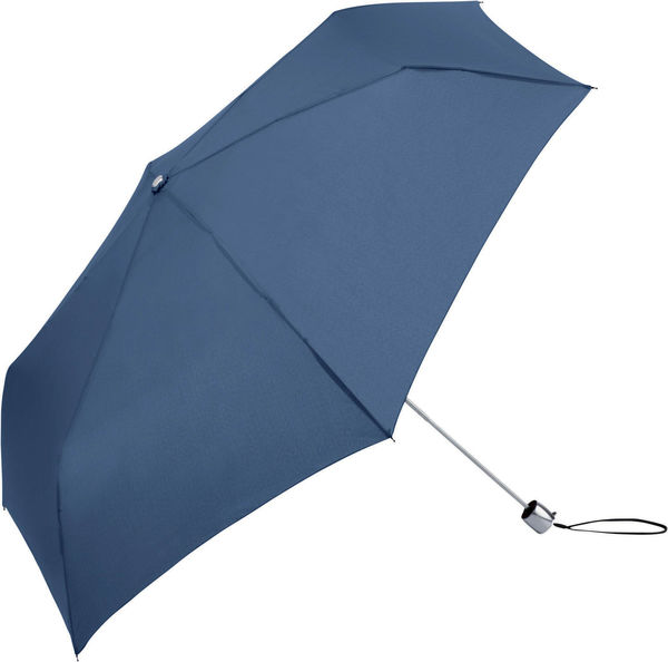 Parapluie de poche publicitaire manche pliant Marine
