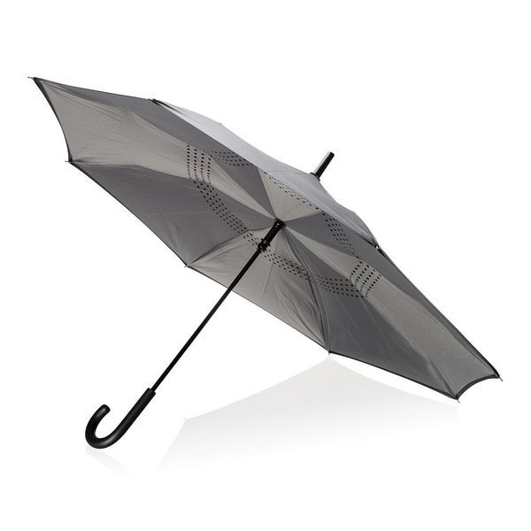 Parapluie Fivre Verre Reversible Personnalise Cool Grey 9