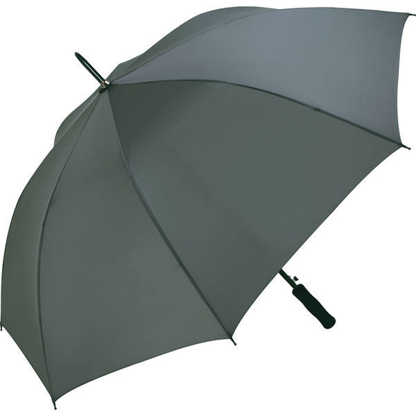 Parapluie golf publicitaire manche droit Gris