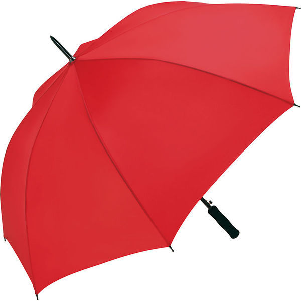 Parapluie golf publicitaire manche droit Rouge