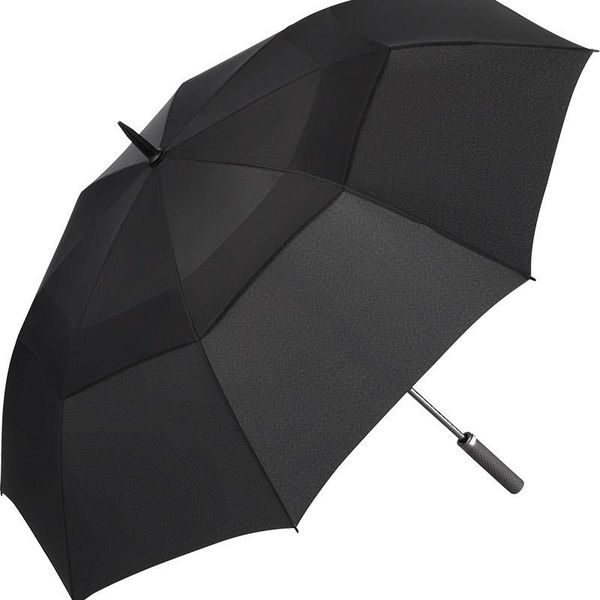 Parapluie golf publicitaire manche droit Noir