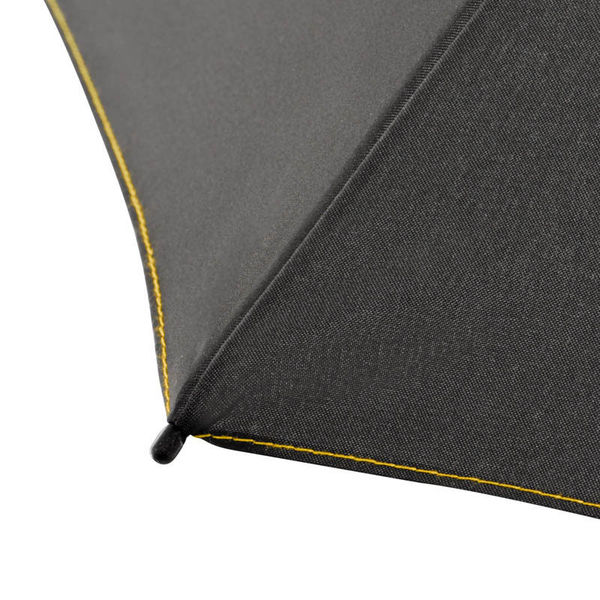 Parapluie personnalisable de poche PET|recyclé Noir Jaune