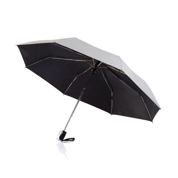 Parapluie personnalisé | Kalidou Argent Noir