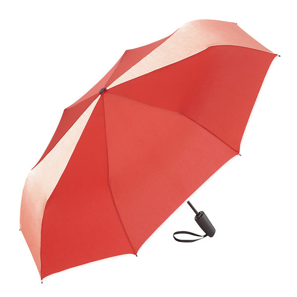 Parapluie de poche personnalisable|Réfléchissant Rouge