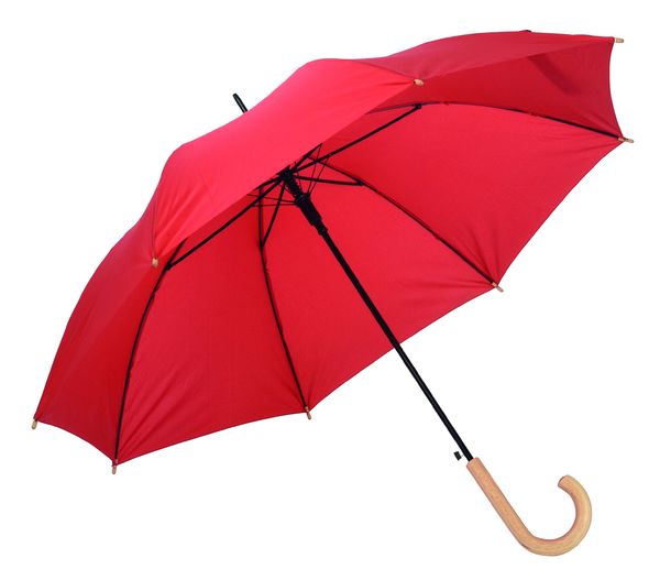 Parapluie publicitaire automatique|LIPSI Rouge