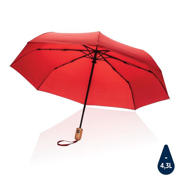 Parapluie|rPET bambou Red