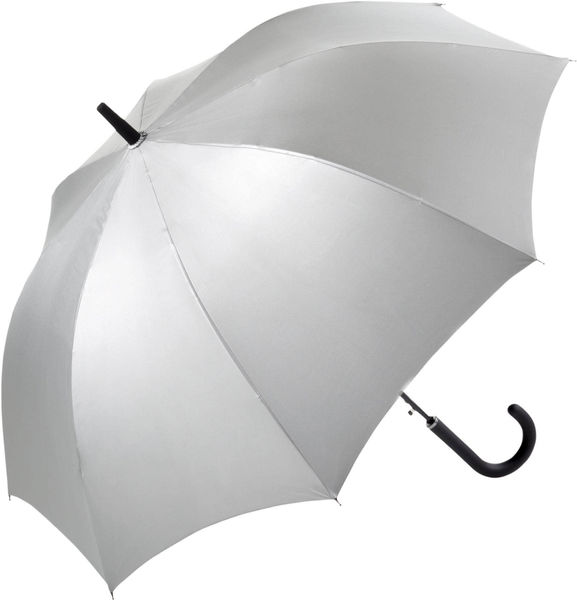 Parapluie publicitaire brillant Argent 2