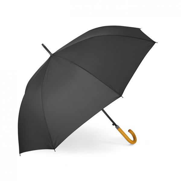 Parapluie publicitaire canne | Rain bois Noir 2