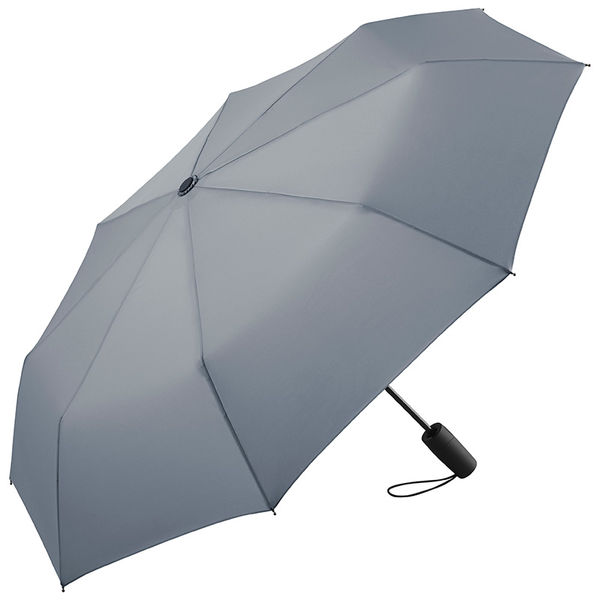 Parapluie publicitaire de poche|Déclencheur intégré Gris