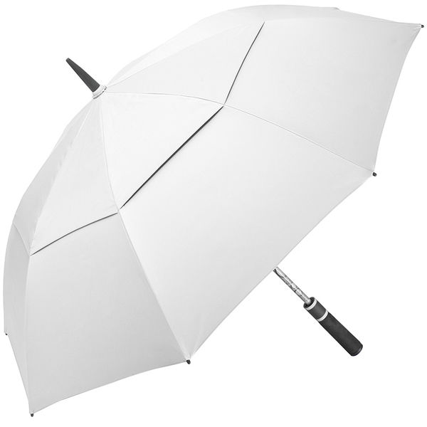 Parapluie publicitaire |Golf déclencheur intégré Blanc