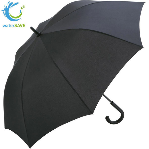 Parapluie publicitaire|Golf déperlant et antitâches Noir