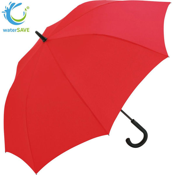 Parapluie publicitaire|Golf déperlant et antitâches Rouge