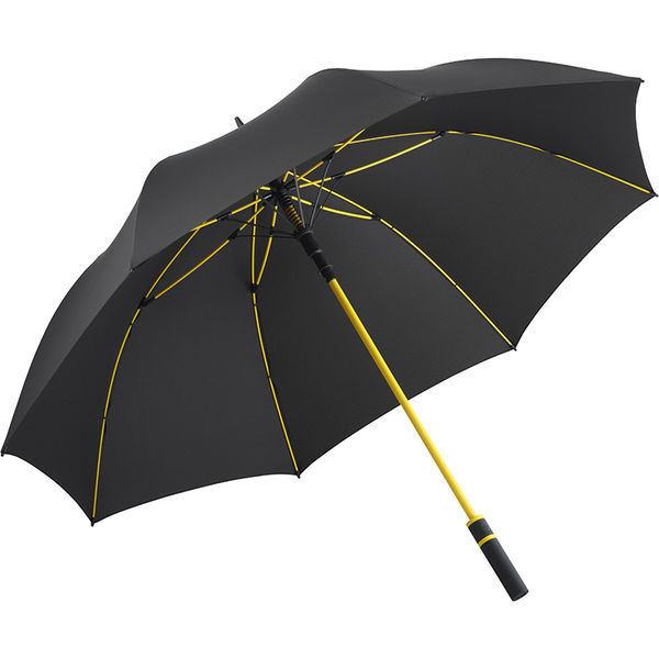 Parapluie publicitaire |golf PET recyclé Noir Jaune