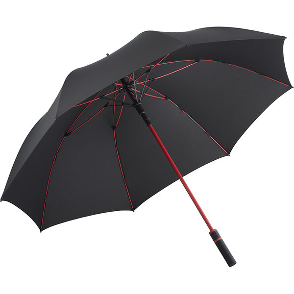 Parapluie publicitaire |golf PET recyclé Noir Rouge